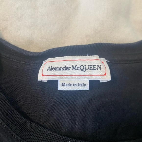 Alexander McQueen Graphic Tee‎ Shirt Men's Size Medium - Picture 7 of 8